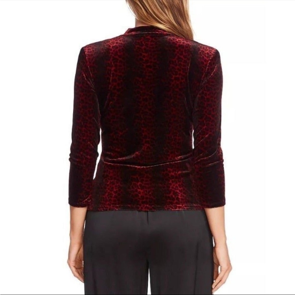 Velvet Moonlit Leopard Print Top Vince Camuto